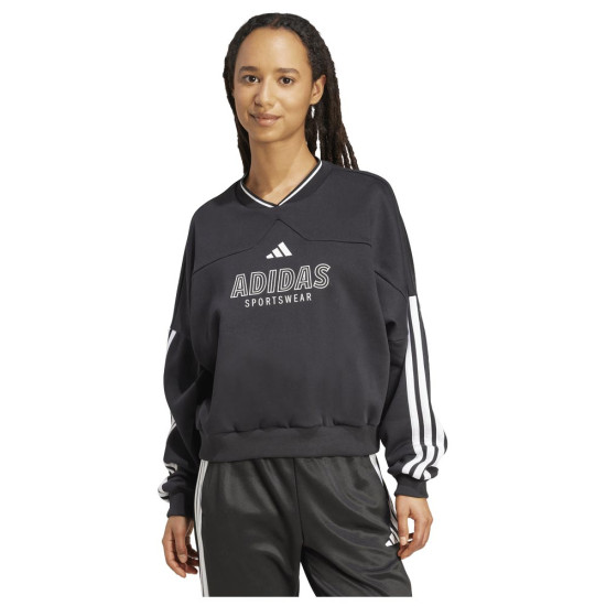 Adidas Γυναικείο φούτερ Tiro Fleece Sweatshirt Adidas Γυναικείο φούτερ Tiro Fleece Sweatshirt